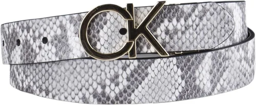 Vista 3 de Calvin Klein Women's Two-in-one Reversible Ck Monogram Plaque Buckle