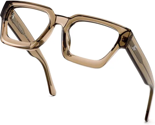 Vista 20 de Blue Light Blocking Glasses for Women Men Metal Round Frame Gris (Smoke Grey)