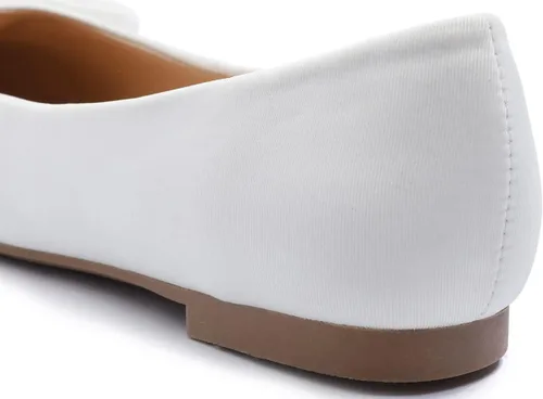 Vista 7 de Feversole - Zapatos bajos estilo ballerina para mujer, con punta redonda y lazo