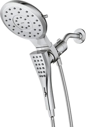 Vista 10 de [Usado] Moen Verso Oro Cepillado - Cabezal de ducha con rociador de ocho funciones Eco Performance de 7 pulgadas de ancho y ducha de mano