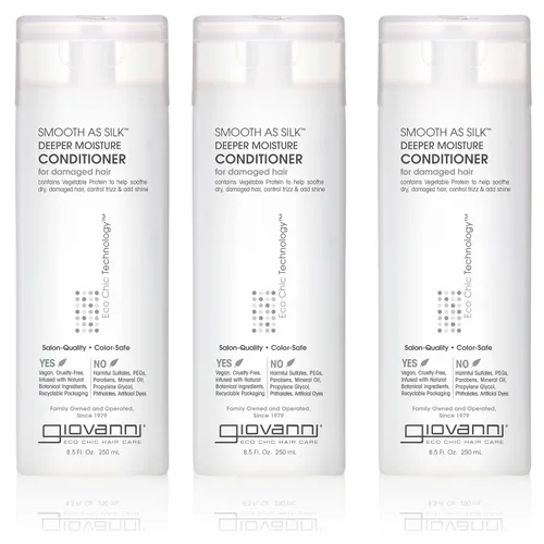 Vista 11 de GIOVANNI Acondicionador Cosméticos Suave Como Seda 2 OZ