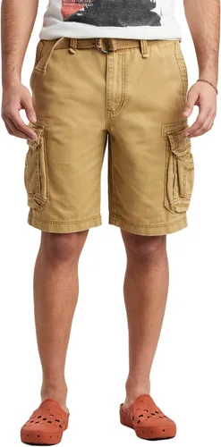 Vista 63 de Unionbay Survivor pantalones cortos de cargo con cinturón para hombre