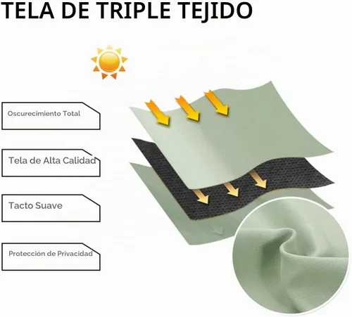Vista 5 de DWCN Cortinas Opacas - Persiana Enrollable con Lazos para Ventana, Aislamiento Térmico, Oscurecimiento de Habitación, Cortinas con Bolsillo