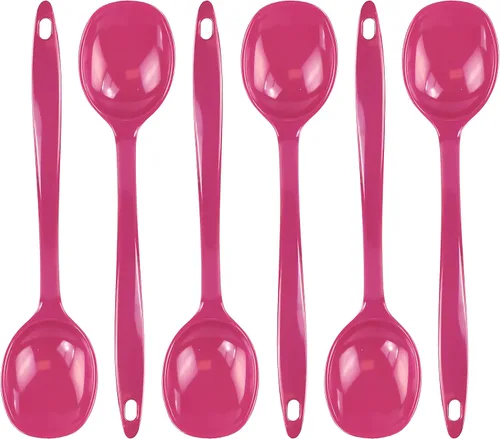 Vista 14 de Reston Lloyd Cuchara de cocina para servir, untar, mezclar, resistente al calor, sin BPA, melamina de 11 pulgadas, utensilio con mango ergonómico