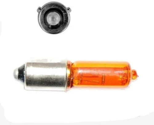 Vista 4 de 2 unids BAY9S H21W 12 V 21 W ámbar Bay9s coche niebla luz bayoneta bombilla halógeno coche indicador freno inversa bombilla BAY9S 12 V 21 W coche