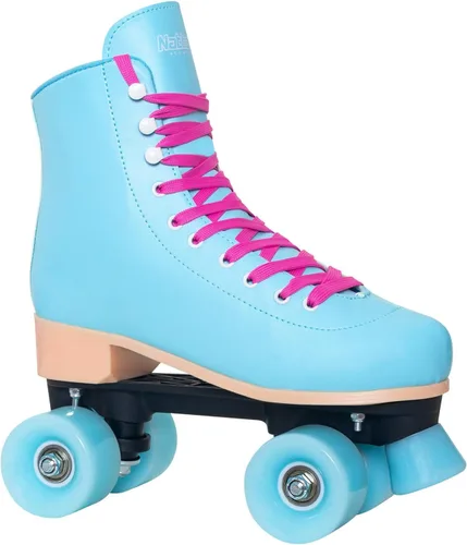 Vista 10 de Nattork Patines de rodillos para mujeres, diversión al aire libre, patines de derby de moda para hombres, niñas, niños, patines para pistas cubiertas