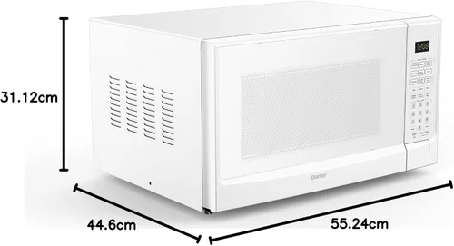 Vista 8 de Danby DDMW01440WG1 Sensor Microondas, Blanco