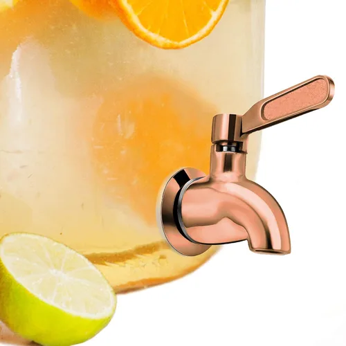 Vista 2 de Vila Grifo de repuesto para dispensador de bebidas, boquilla de acero inoxidable sin óxido, sin BPA, instalación en menos de 10 minutos, excelente