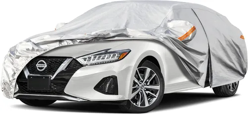 Vista 33 de Kayme Funda de automóvil de 6 capas para Audi A4 Sedan (2011-2023), impermeable para todo tipo de clima, cubierta exterior completa, protección
