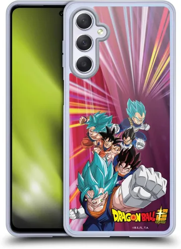 Vista 158 de Head Case Designs Funda de gel con licencia oficial de Dragon Ball Super Group Future Trunks Arc Characters [protección de grado militar] compatible