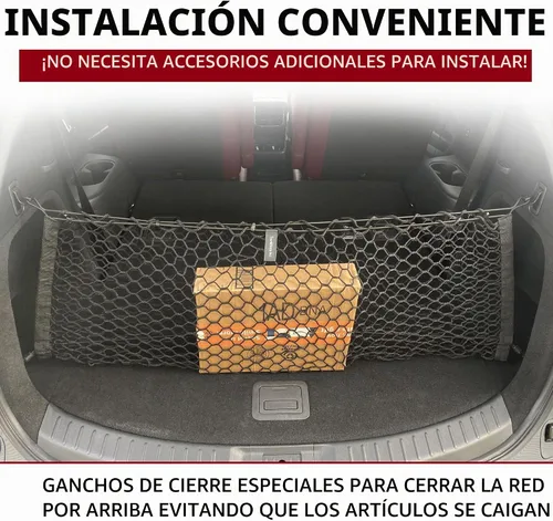 Vista 2 de Red de carga de malla para maletero estilo sobre para Mazda CX-9 2007-2023 – Accesorios de coche – Organizadores y almacenamiento de maletero