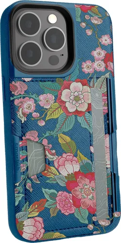 Vista 39 de Smartish Funda tipo cartera para iPhone 11 Pro - Wallet Slayer Vol. 2 [soporte protector delgado] tarjetero (seda) - Black Tie Affair