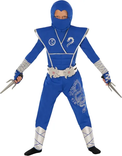 Vista 4 de Morph - Disfraces de ninja para niños y niñas, disfraz de ninja de Halloween para niños