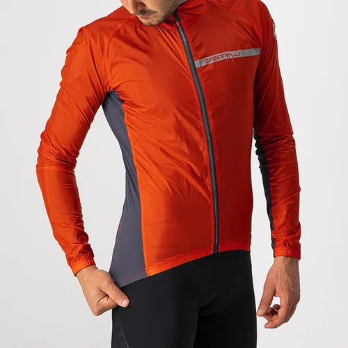 Vista 3 de Castelli Chaqueta elástica de ciclismo Squadra para ciclismo de carretera y grava, ciclismo I
