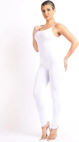 Vista 5 de TOO HOT FASHIONS - Overol sexy de una pieza con tirantes delgados para mujer, cómodo, para fiestas, uso diario, suave, de jersey