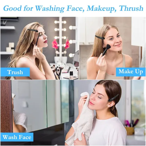 Vista 6 de Sublaga - 12 pinzas para el cabello para peinar, antideslizantes, coloridas, de plástico, con diseño de cocodrilo, para mujeres, bebés, niños