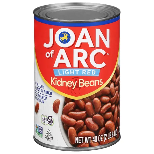 Vista 13 de Joan of Arc Beans, Riñón rojo claro, sin sal añadida, 15.5 onzas (paquete de 12)