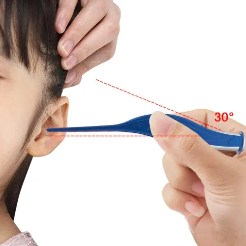 Vista 6 de POZILAN Pinzas para Cerumen con luz LED - Juego de 8 herramientas de limpieza para quitar cera de oído para niños y adultos, cuchara para cerumen