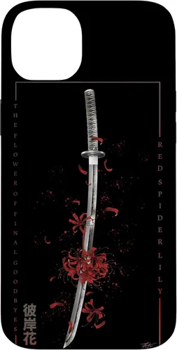 Vista 15 de Higanbana o Spider Lily con anime Samurai Sword - Carcasa estética para iPhone 17
