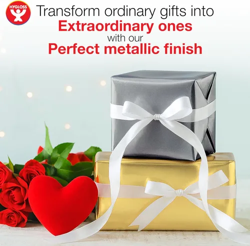 Vista 5 de Hygloss Products - Papel de aluminio metálico brillante, hojas de 20 x 26 pulgadas para artes, manualidades y envoltura de Navidad