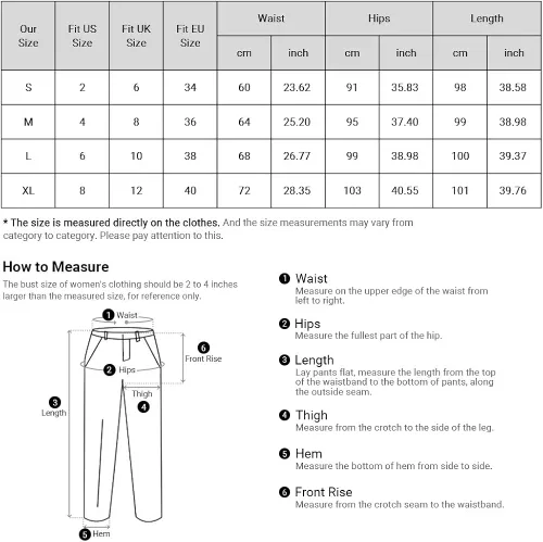 Vista 6 de ZAFUL Women's Casual Cargo Pants with Pockets High Waist Jogger Pants Baggy Chain y2k Streetwear Pants