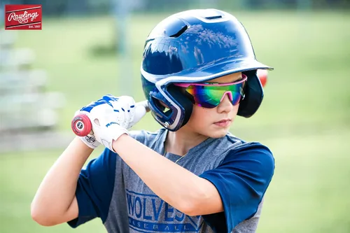 Vista 4 de Rawlings Gafas de sol retro Vaporwave Baseball Shield Neon Pink Sunset