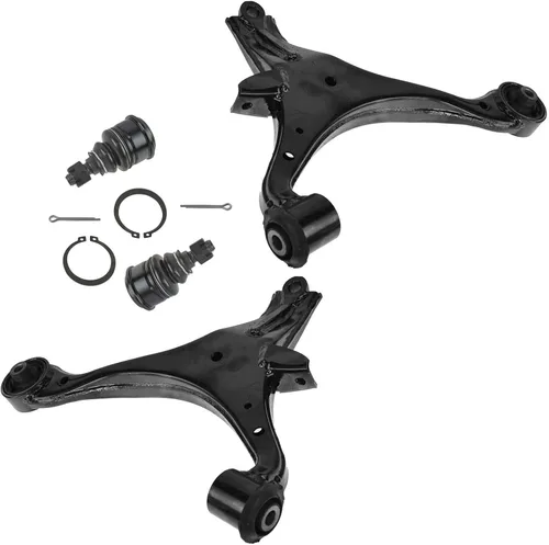 Vista 107 de TRQ Brazo de control superior e inferior del lado del conductor y del pasajero con juego de rótulas compatible con Chevrolet GMC 89-02