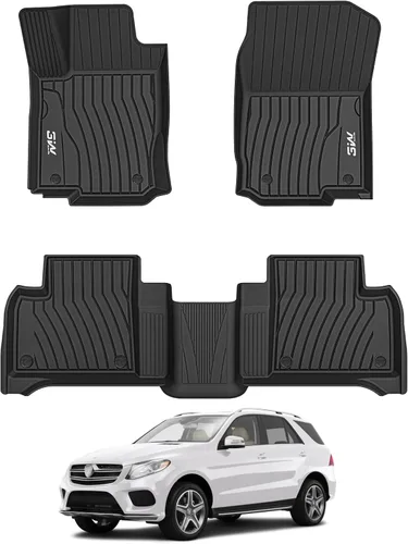 Vista 14 de 3W Alfombrillas para Toyota Sienna 2021-2026 LE/XLE (solo para 8 asientos), revestimiento de suelo TPE para todo tipo de clima, ajuste personalizado