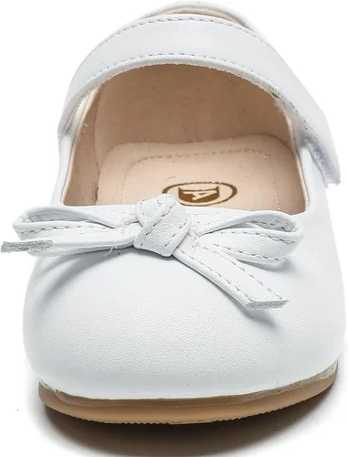 Vista 4 de kkdom Zapatos de vestir para niña, zapatos planos de ballet Mary Jane, zapatos escolares para niños pequeñosniños grandes
