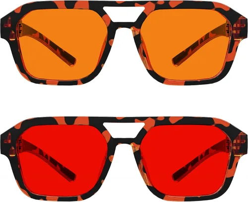 Vista 178 de Eyekepper Gafas de luz azul para hombre y mujer, paquete de 6 lentes Pilot Paquete de 6 color mezclado