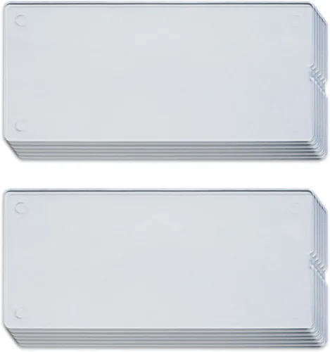 Vista 8 de Blue Ginkgo Gabinete grande de 12 cajones, organizador transparente apilable para hardware, cuentas, ladrillos de plástico, oficina y almacenamiento