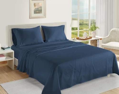 Vista 10 de LANE LINEN - Sábanas individual 100% algodón egipcio suave, cómodo y grueso de calidad de hotel, costuras reforzadas totalmente elásticas, sin