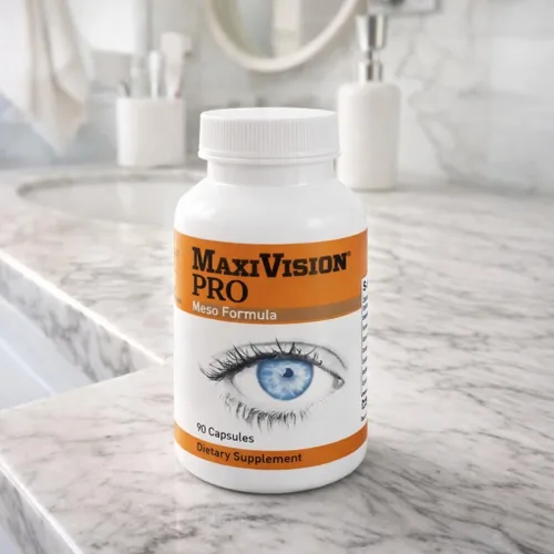 Vista 2 de MaxiVision® PRO Meso Formula - Mesozeaxantina - Luteína - Zeaxantina - 30 Cápsulas, 1 Botella (30 Cápsulas, 30.00, Recuento)