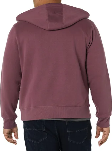 Vista 5 de Tienda Essentials - Sudadera con capucha de vellón y cremallera completa, para hombre