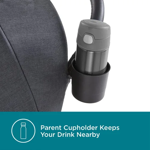Vista 12 de Contours Quick Elite - Cochecito de bebé, cochecito de viaje ligero y compacto, compatible con asiento de automóvil infantil, asiento reclinable