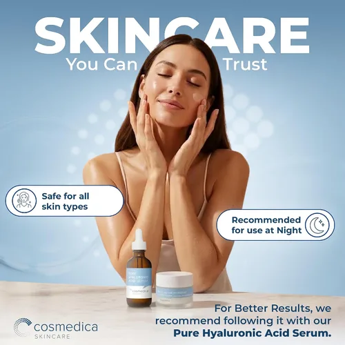 Vista 4 de Cosmedica Skincare Crema hidratante de noche multiactiva, hidratante revitalizante durante la noche y crema antienvejecimiento para cara y cuello