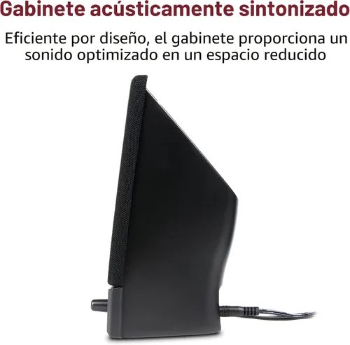 Vista 6 de Cyber Acoustics CA-2014 altavoces de computadora, sonido estéreo completo, controles convenientes, configuración fácil