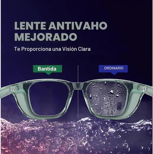 Vista 4 de UV400 Anti-Fog Safety Glasses,Blue Light Blocking for Women Men Verde