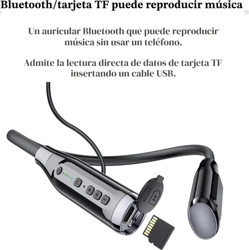 Vista 6 de Kinobo - Auriculares Bluetooth con tira para el cuello, Bluetooth 6.0, 120 horas de reproducción, resistencia al agua IPX7, auriculares deportivos