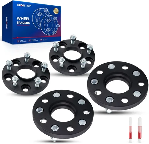 Vista 10 de KAX - Espaciadores de rueda de 0.197 x 4.252 in, espaciador centrado en cubo de 5 lengüetas para Ford Escape Negro