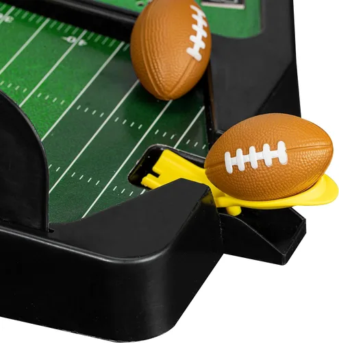 Vista 8 de Franklin Sports Juego de Mesa de Mini Campo de Fútbol con Portería Voladora - Mini Fútbol de Mesa para Niños + Adultos - Divertido Juego de Mesa