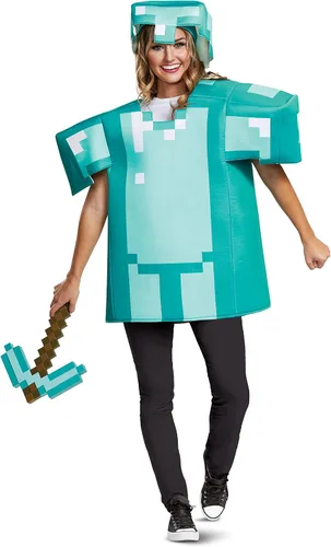 Vista 4 de Disguise Minecraft Armor Classic - Disfraz para hombre