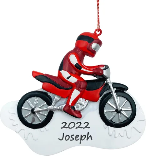 Vista 12 de Adorno de Navidad personalizado para montar en bicicleta