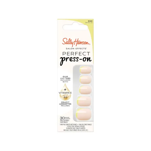 Vista 9 de Sally Hansen Pegamento perfecto para uñas con brocha, fijación de larga duración, cepillo de precisión, fórmula de vitamina E y B5, suave y no daña