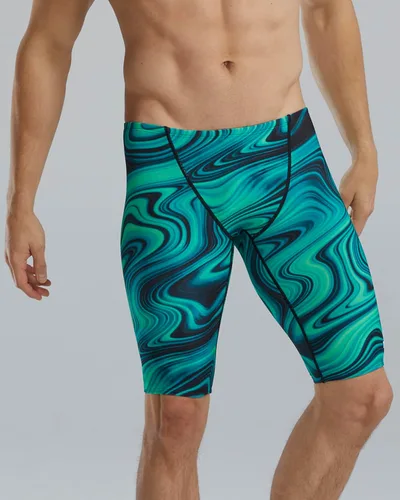 Vista 3 de TYR Men's Durafast Elite Solid Jammer Swimsuit