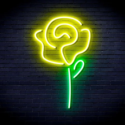 Vista 18 de ADVPRO Rose Flex Silicone LED Neon Sign - Blue - st16s32-fnu0034-b