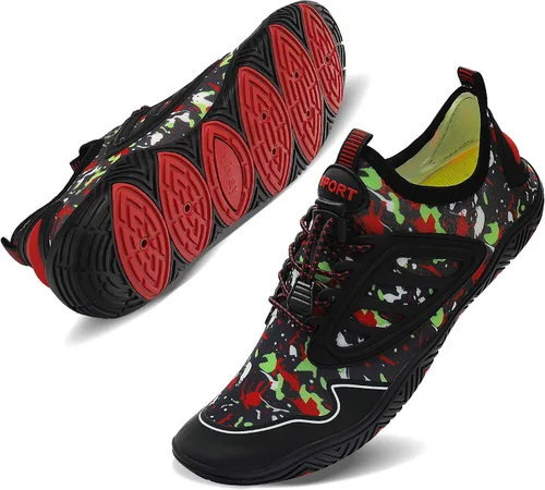Vista 2 de JointlyCreating - Zapatos de agua para hombres y mujeres, atléticos, para el aire libre, de secado rápido, zapatos para playa, piscina, yoga