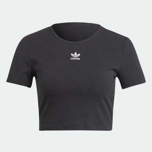 Vista 5 de adidas Originals Camiseta acanalada Essentials para mujer