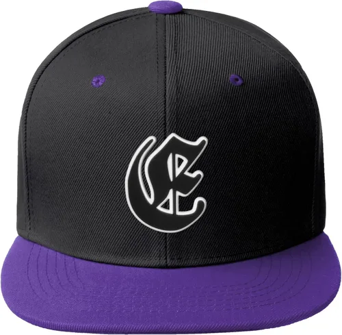 Vista 175 de Daxton Gorra clásica con visera de billete plano con letras del alfabeto inglés antiguo de la A a la Z