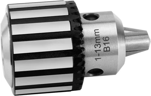 Vista 3 de Portabrocas de súper alta resistencia Earl Diamond de 1/2" de capacidad con vástago R8 de precisión integrado y llave K32 (R8-B16)